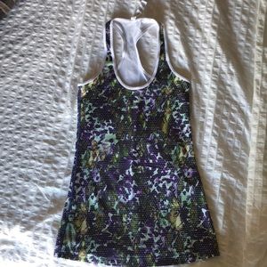 Lululemon multicolor racerback tank. Like NEW!